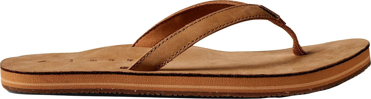 Reef Solana Leather Tan Sandals - BeachToBlvd