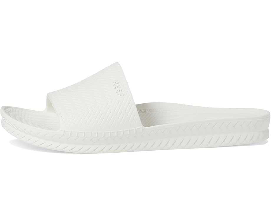 Reef Water Scout White Slide Sandals - BeachToBlvd