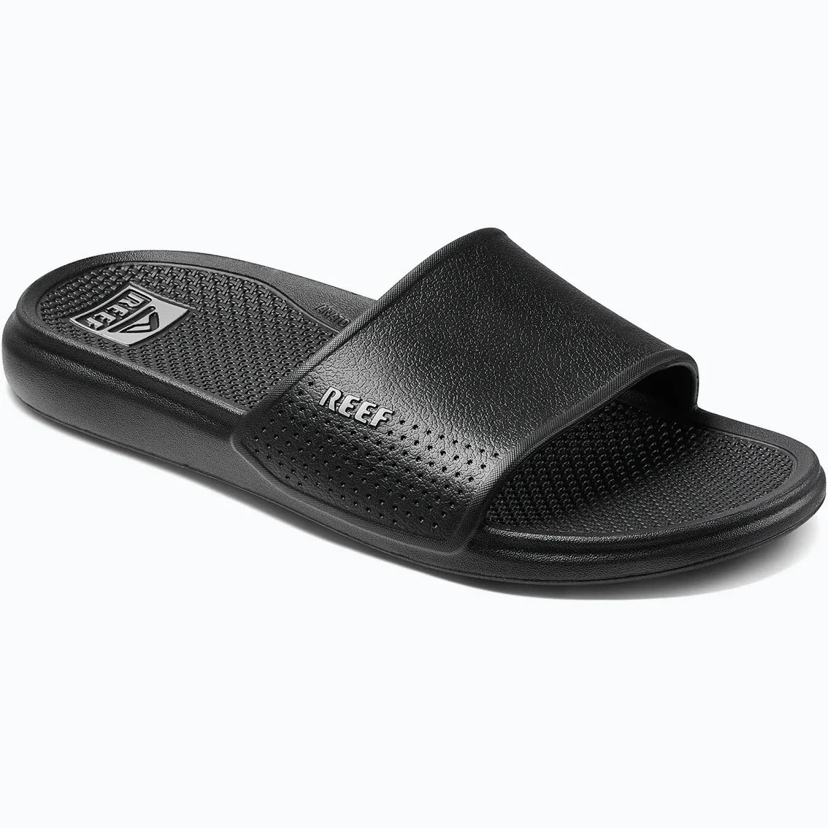 Reef Black Oasis Slide Sandals - BeachToBlvd