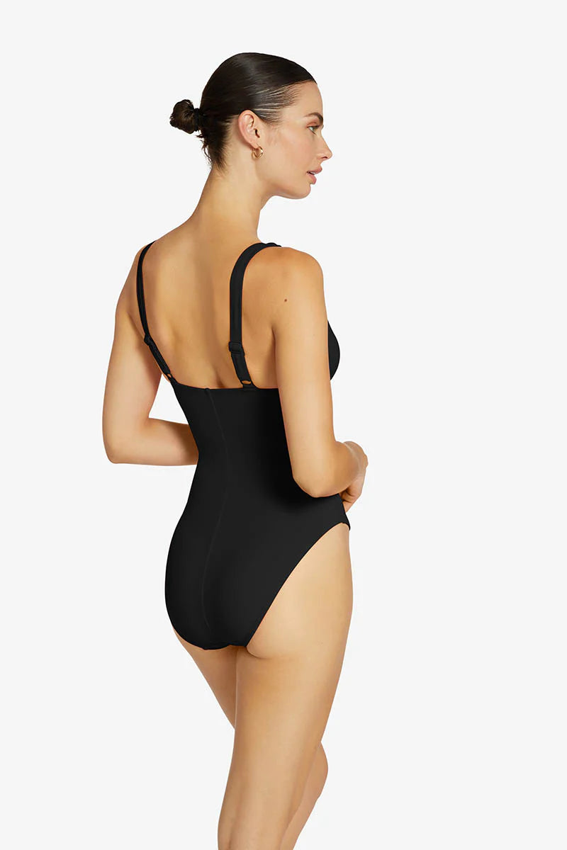 Robin Piccone AVA KNOT ONE PIECE 221716- Black or Fiery Red