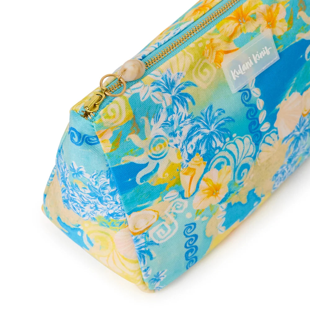Kulani Kinis Beach Pouch - Limoncello Lagoon