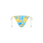 Kulani Kinis Dipped Cheeky Tie Bikini Bottoms - Limoncello Lagoon