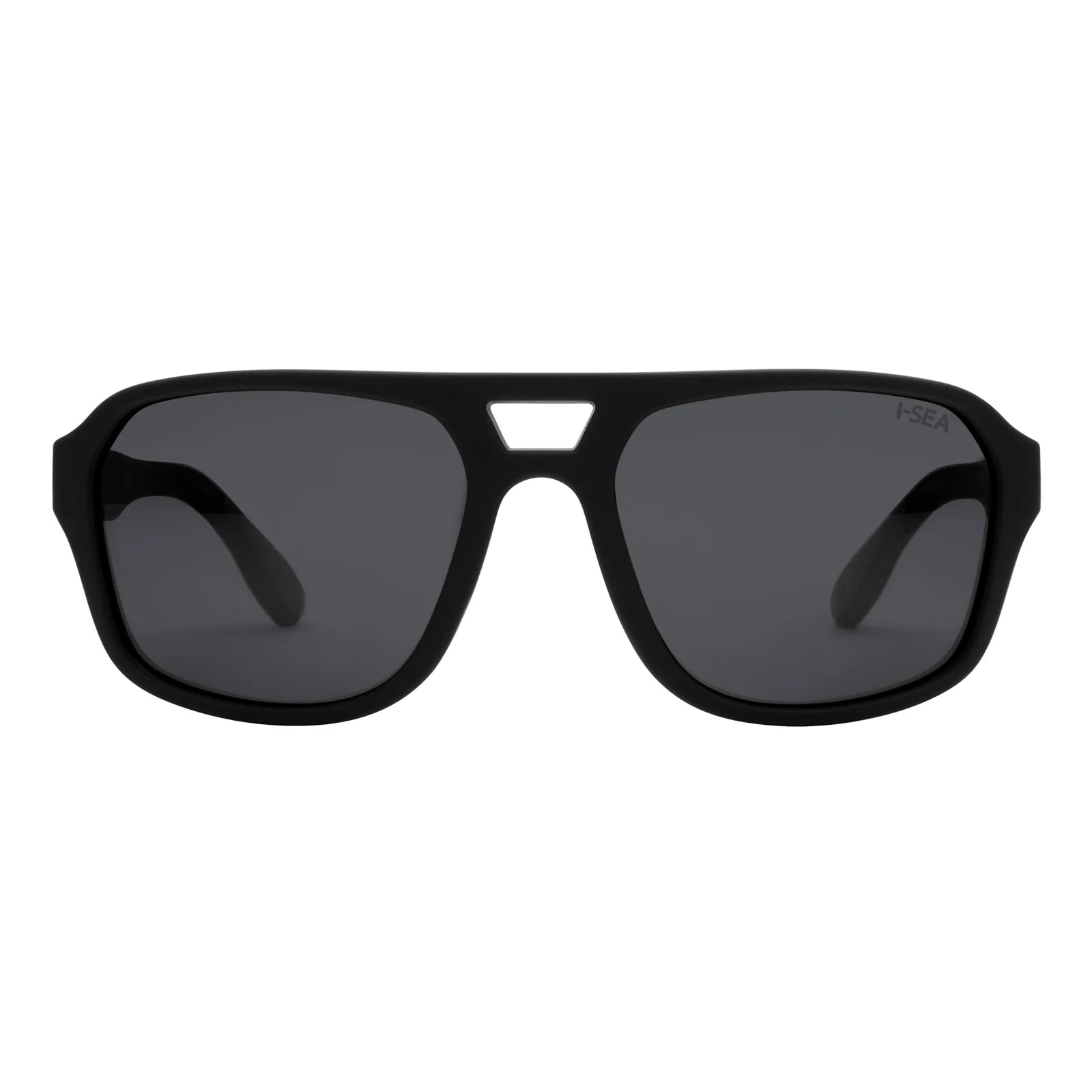 I-SEA San-O Men's Polarized Sunglasses - Black Ink Frame/ Smoke Lens