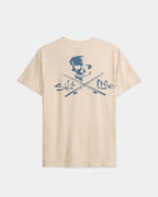 SALT LIFE Men's Skull and Poles Short Sleeve Tee - BeachToBlvd