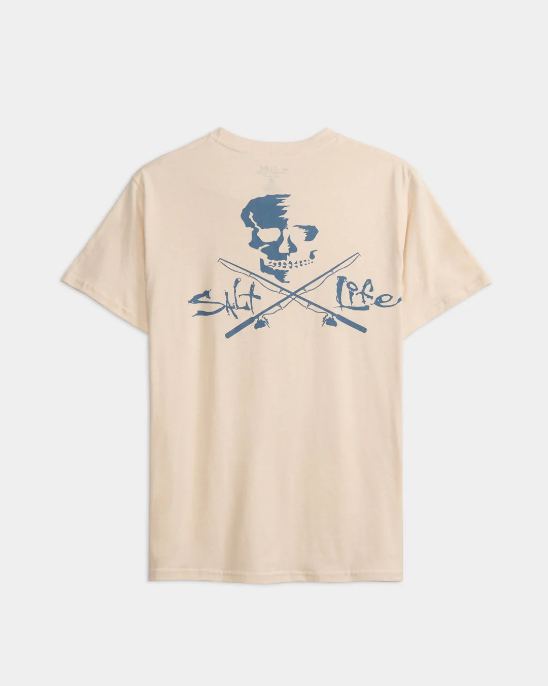 SALT LIFE Men's Skull and Poles Short Sleeve Tee - BeachToBlvd