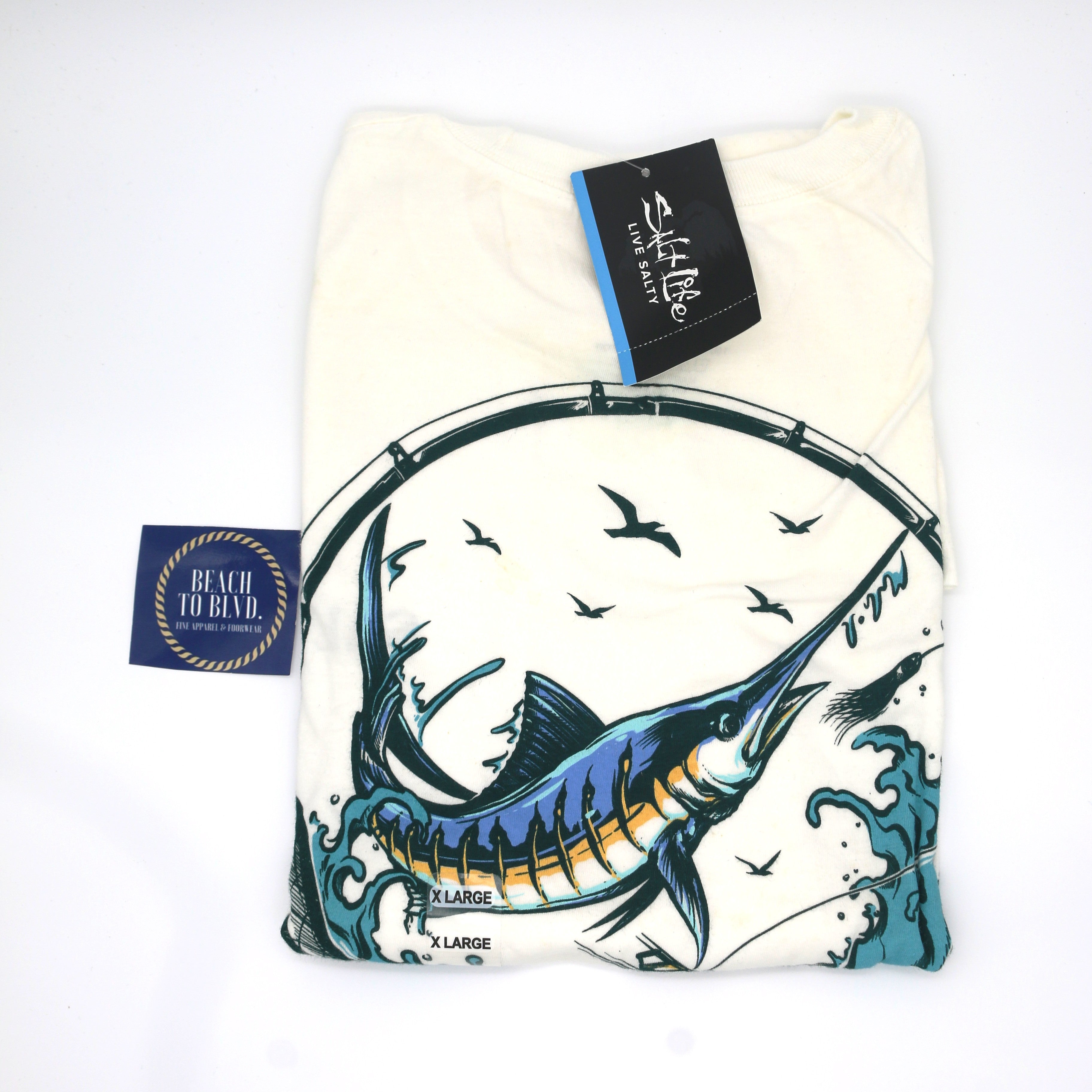 SALT LIFE GETTIN BENT TEE - SLM11102 - BeachToBlvd