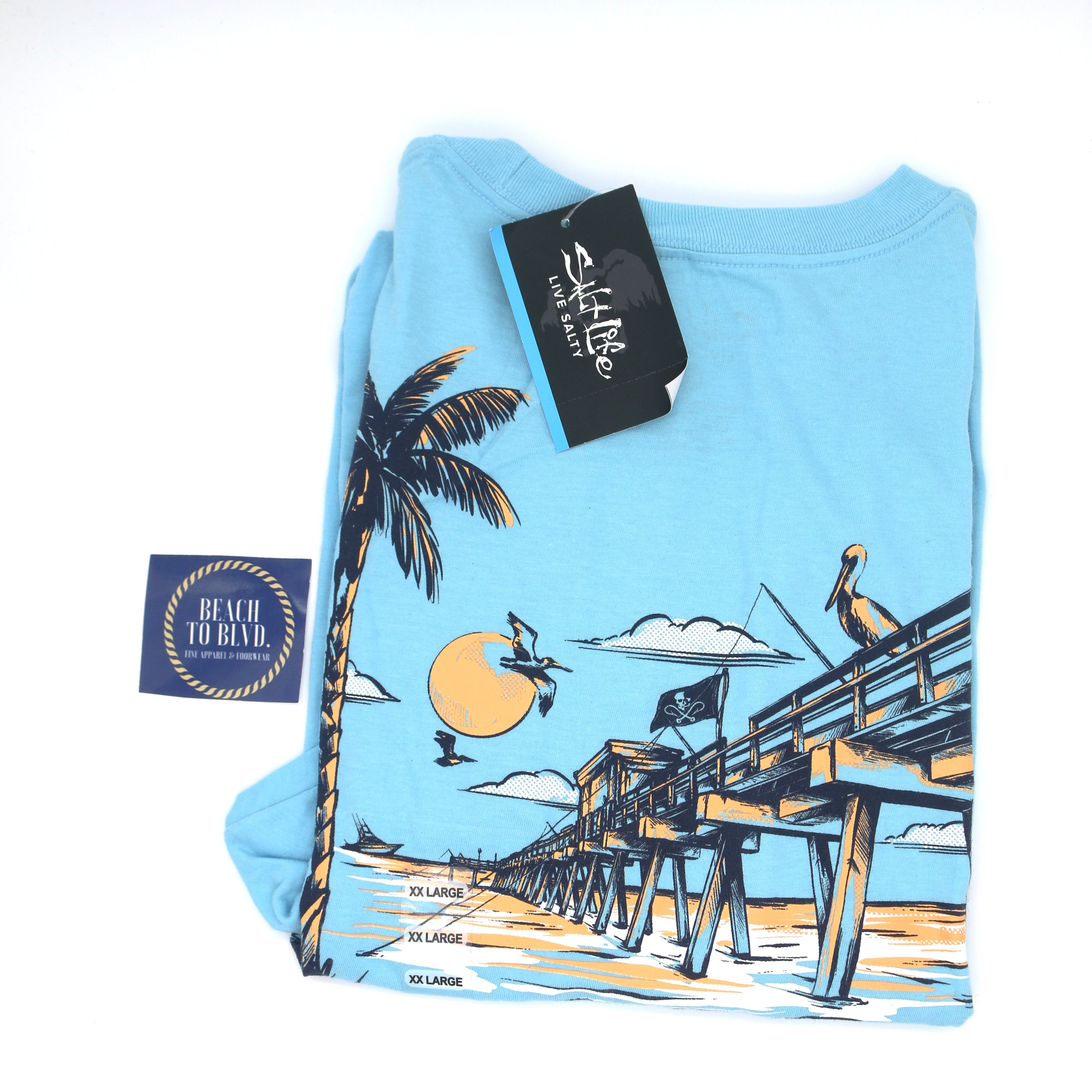 SALT LIFE Pierside T-Shirt SLM11153 - BeachToBlvd