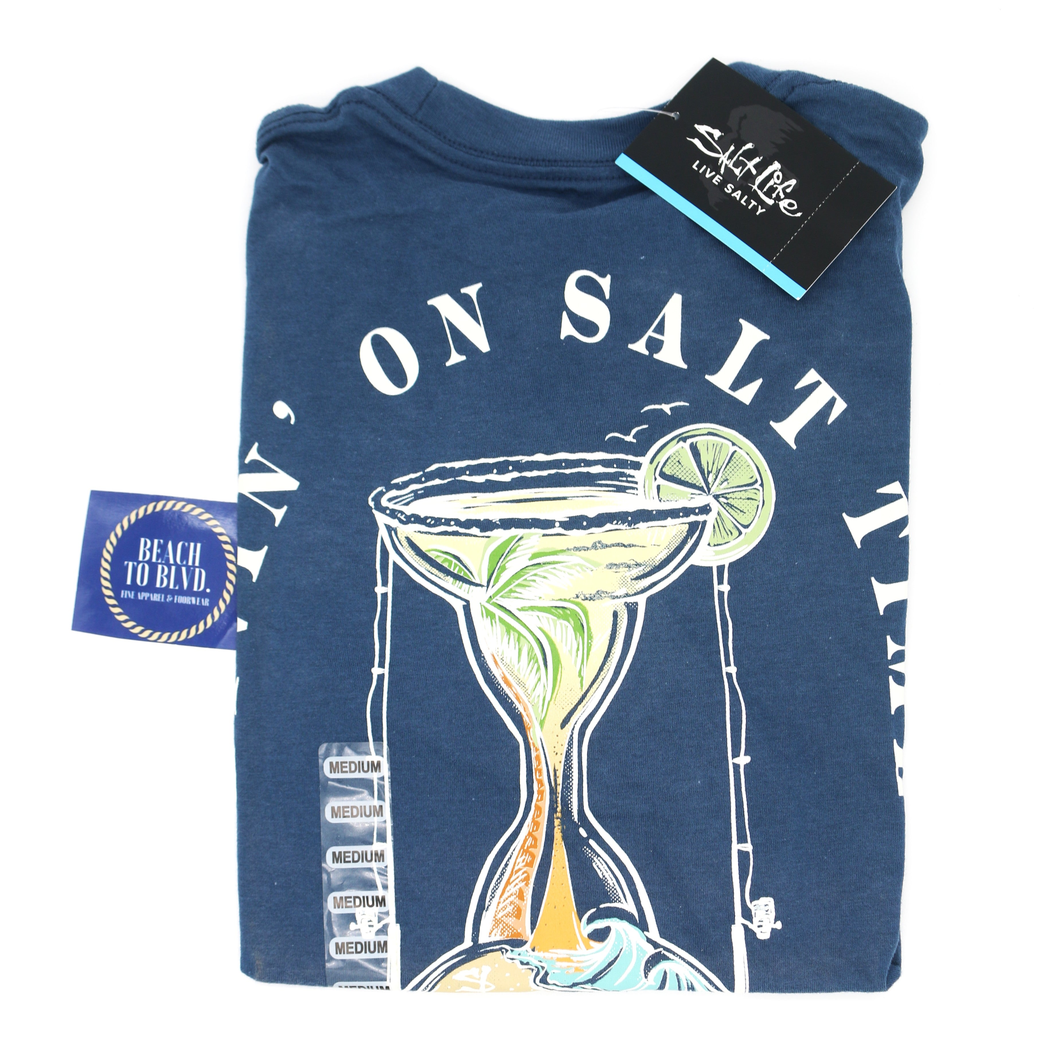 SALT LIFE Men’s Hourglass Short Sleeve Tee - BeachToBlvd