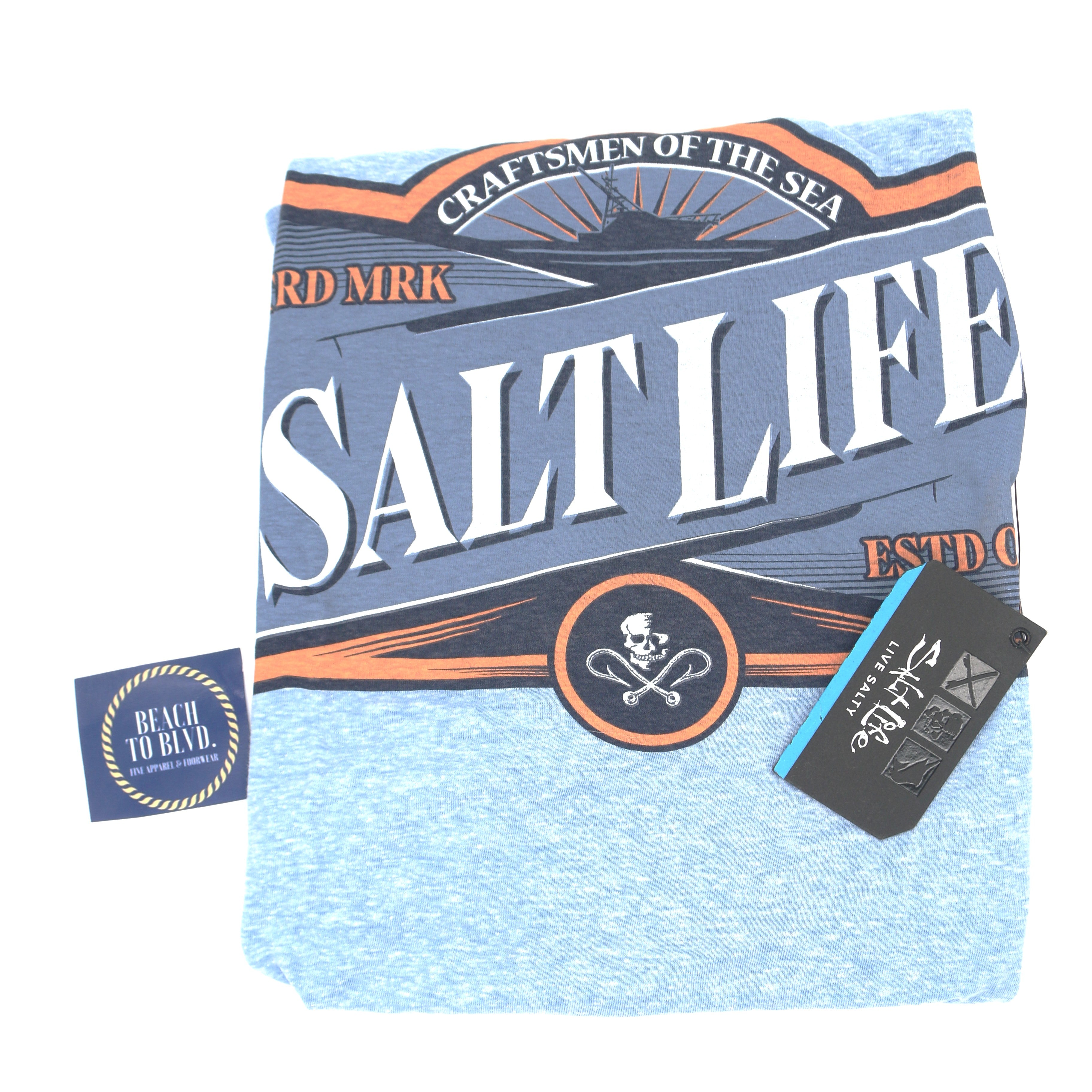SALT LIFE Crafty Seas T-Shirt - BeachToBlvd