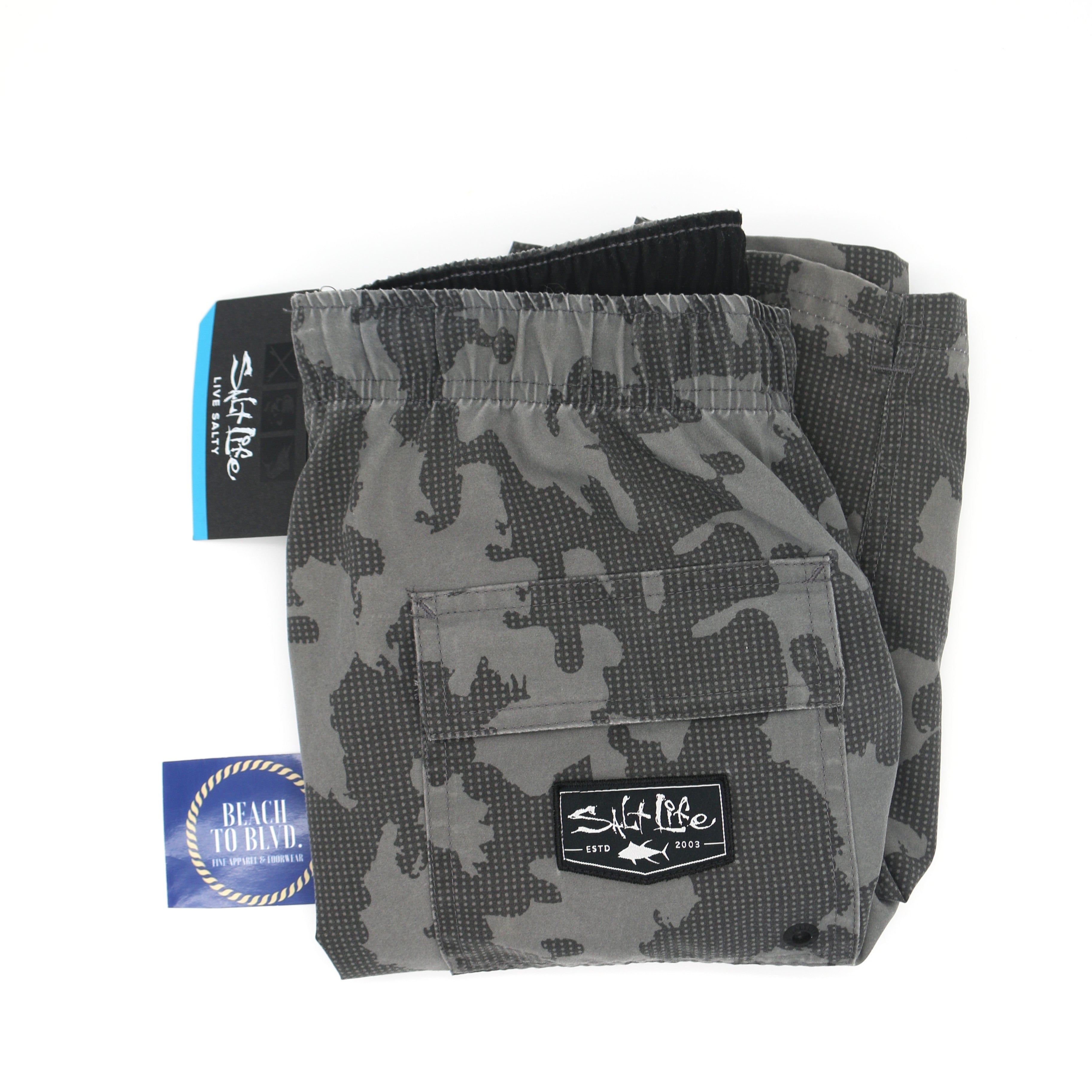 Salt Life Men’s SLX-QD Aqua Trunks Boardshorts NWT - BeachToBlvd