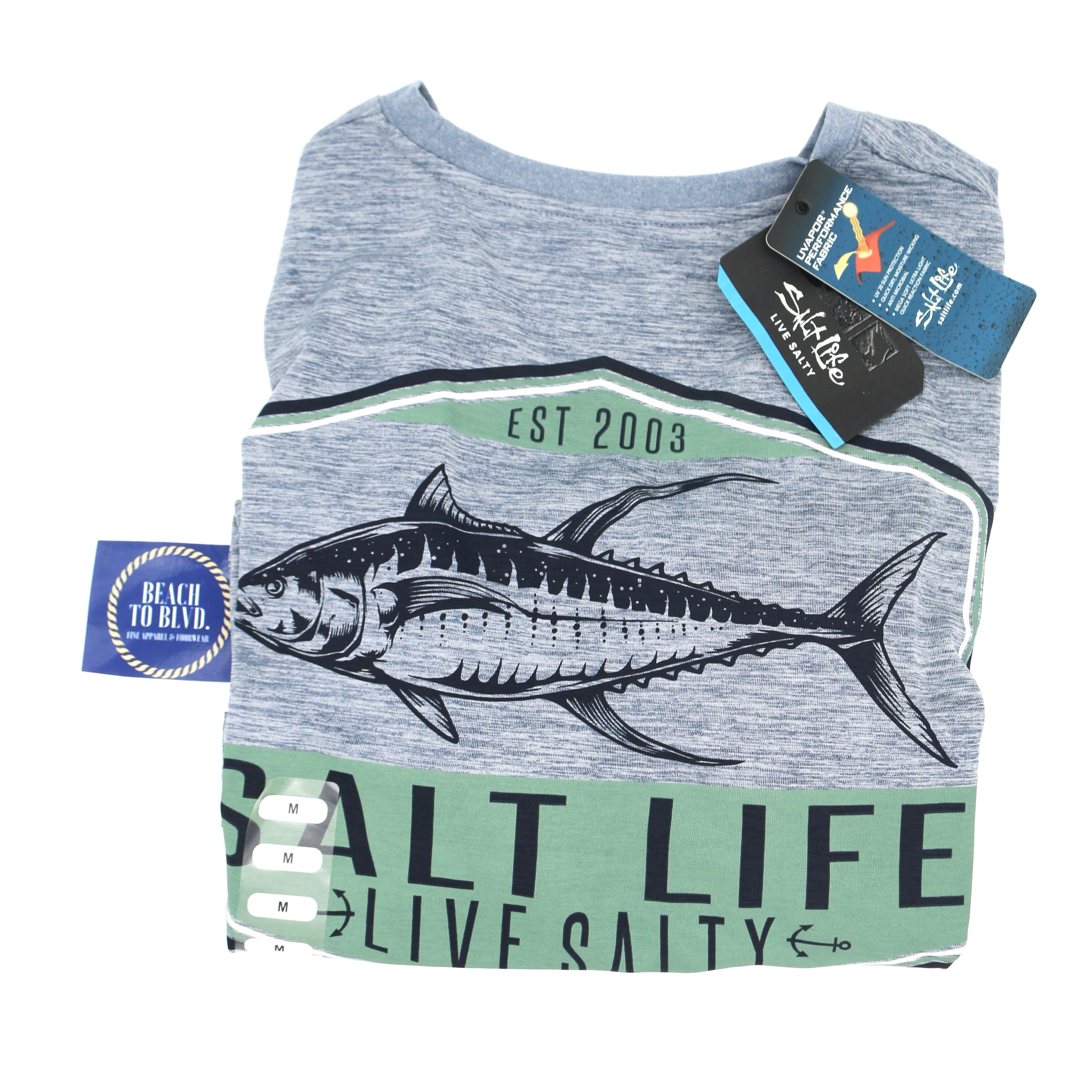 SALT LIFE SLM6229 VINTAGE BLUE - BeachToBlvd
