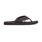 Sanuk Mens Beer Cozy 2 Sandals - Dark Brown - BeachToBlvd