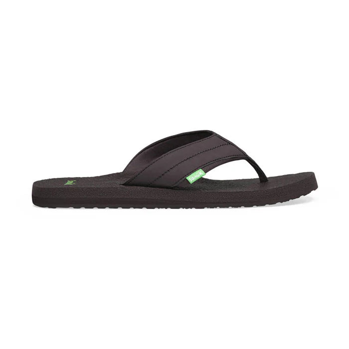 Sanuk Mens Beer Cozy 2 Sandals - Dark Brown - BeachToBlvd