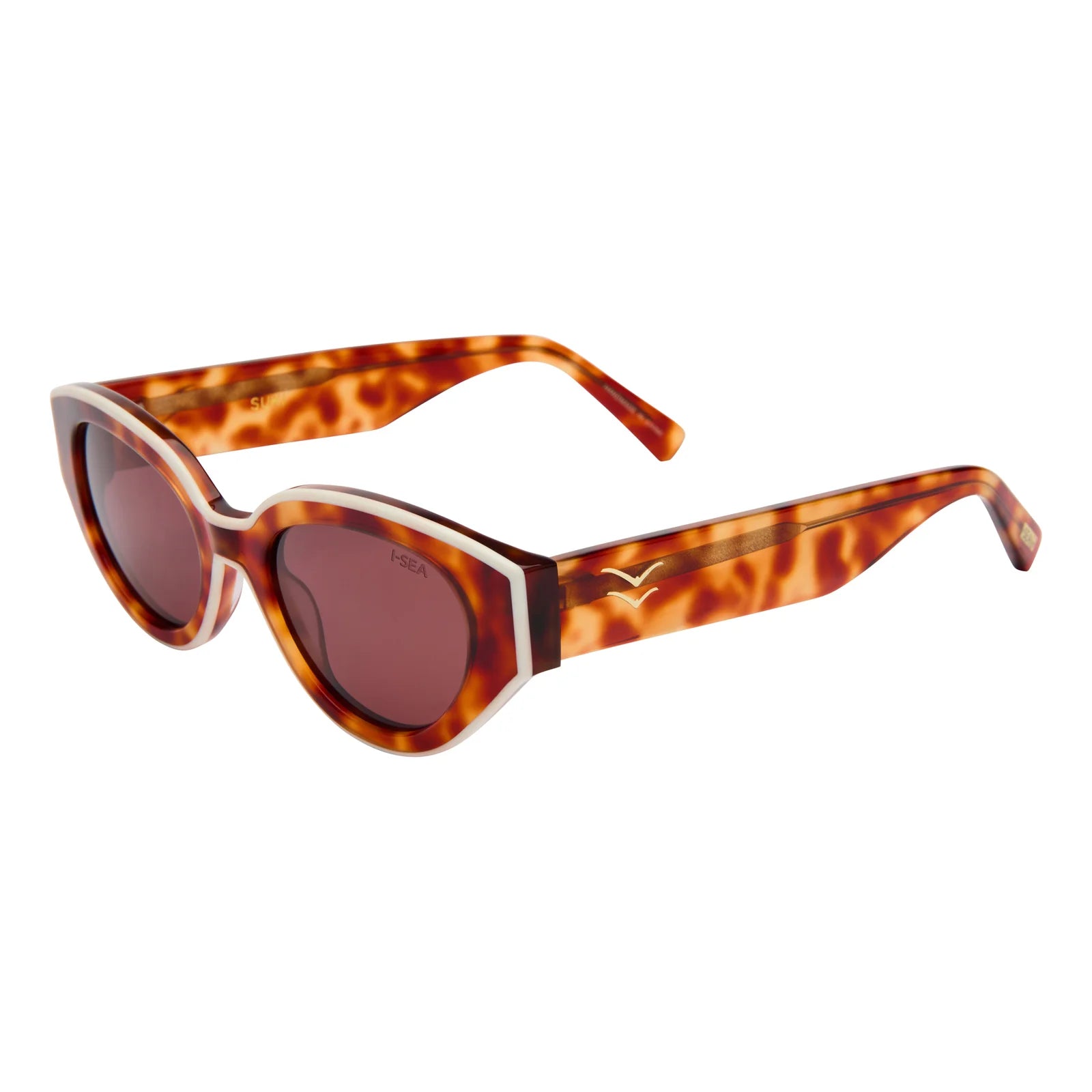 I-SEA Suki Women's Polarized Sunglasses - Black Frame/ Smoke Lens