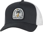 Salt Life Hooked On Paradise Hat - SLM20262 Charcoal