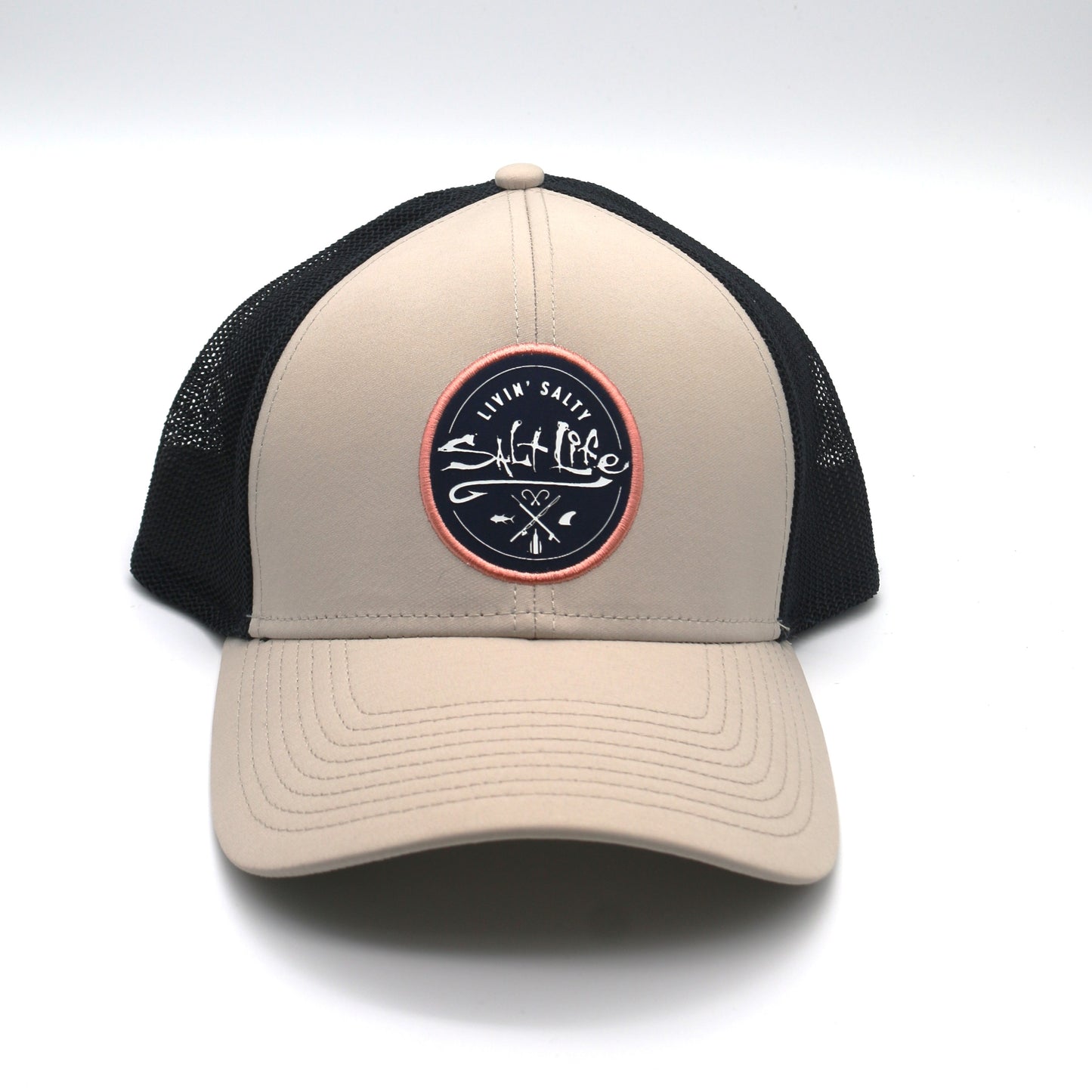 Salt Life Tan Stretch Fit Hat - SLM20337