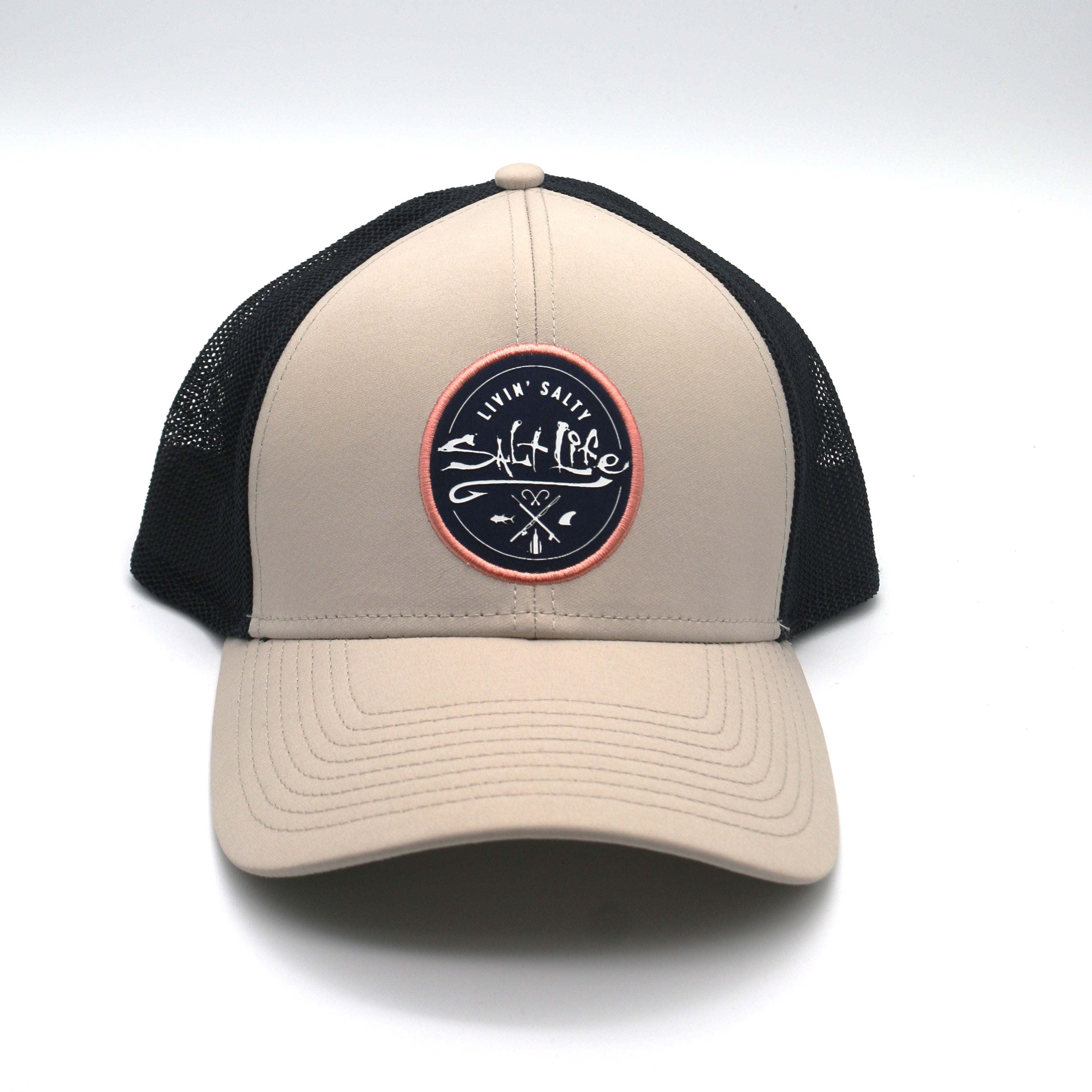 Salt Life Tan Stretch Fit Hat - SLM20337