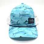 Salt Life Aquatic Life Blue Trucker Hat - SLM20377