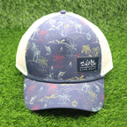 Salt Life Navy Palm Tree Island Trucker Hat - SLM20378