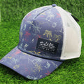 Salt Life Navy Palm Tree Island Trucker Hat - SLM20378