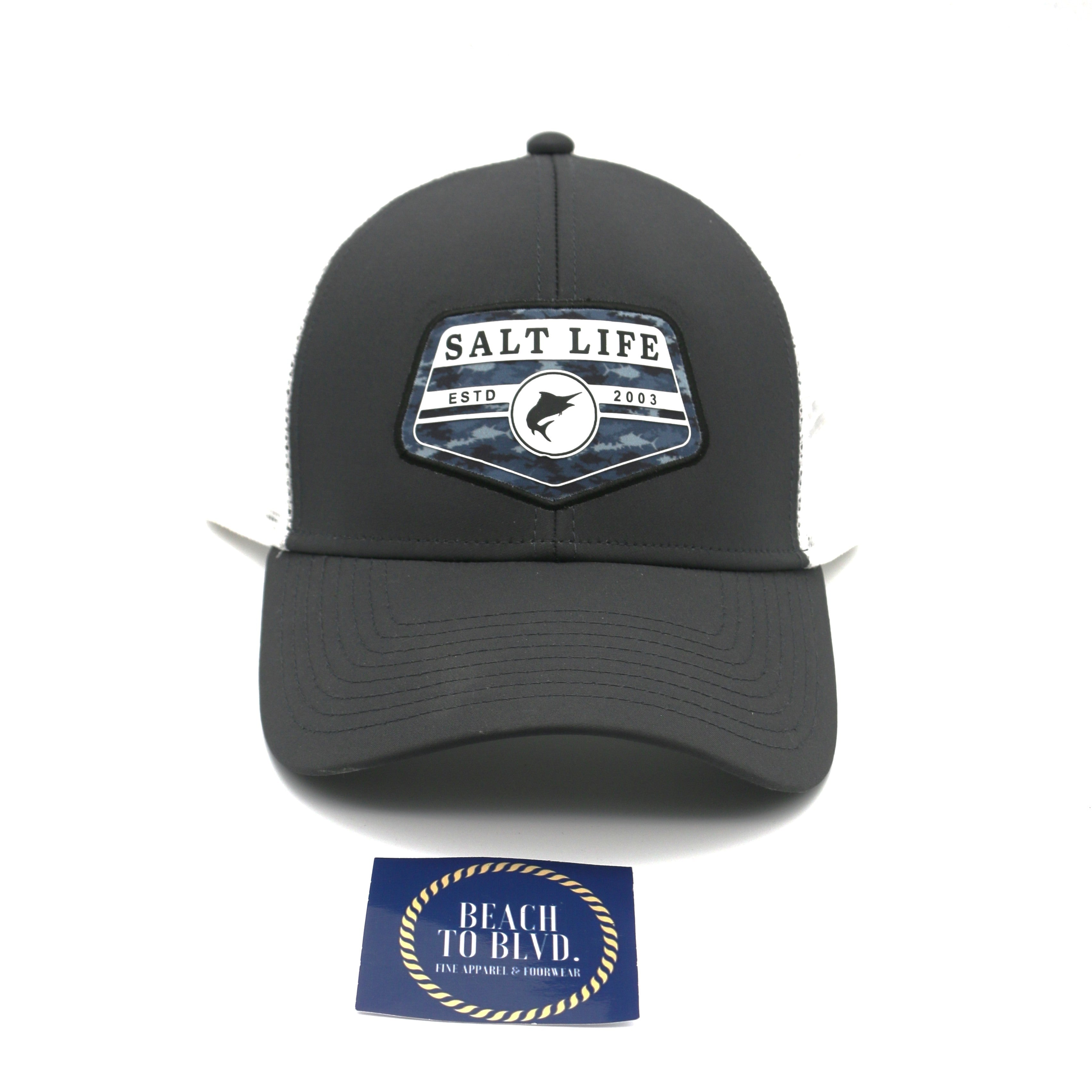 Salt Life Graphite Trucker Hat - SLM20400