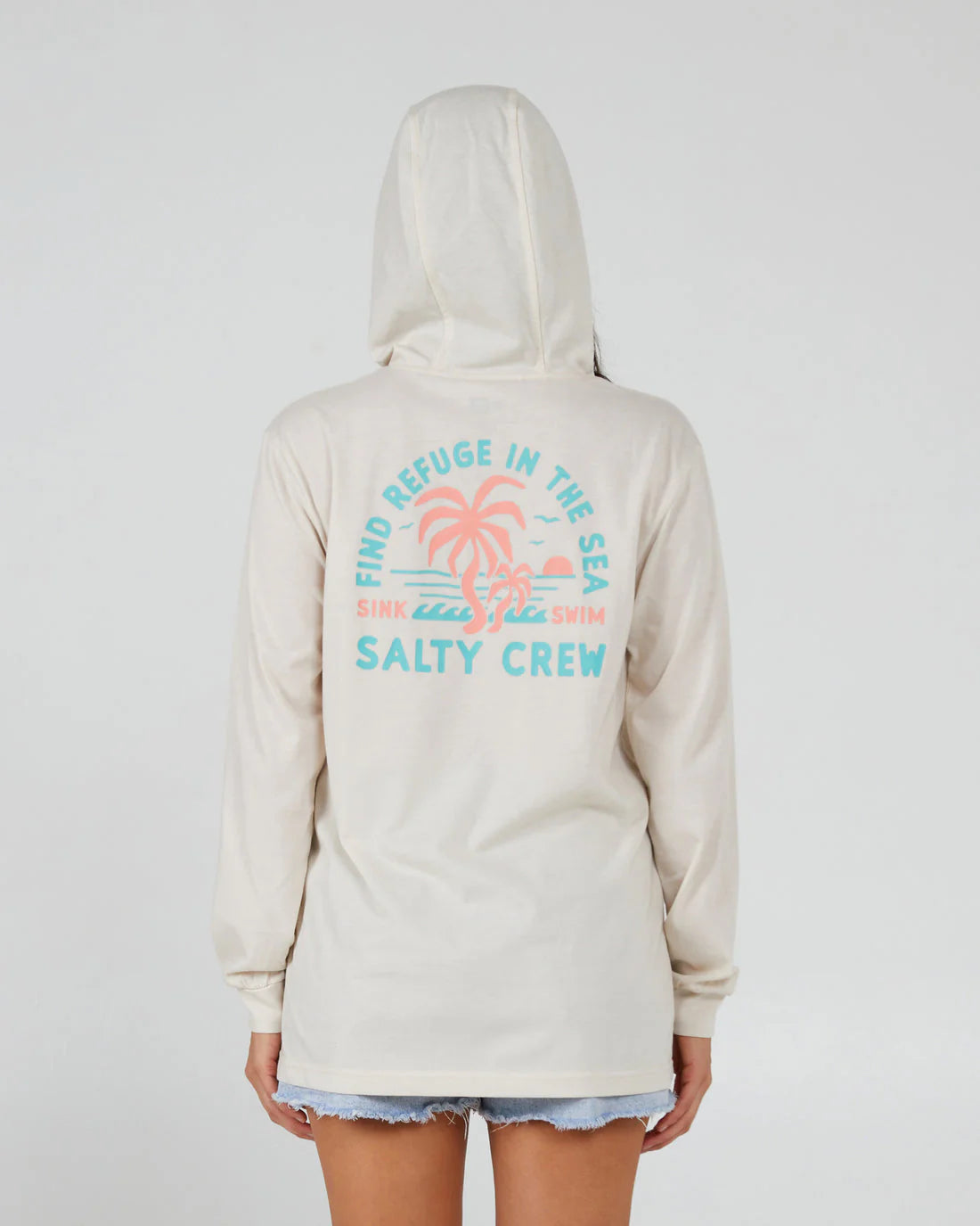 Salty Crew Goodtimes Hoody Long Sleeve Tech Tee - BeachToBlvd