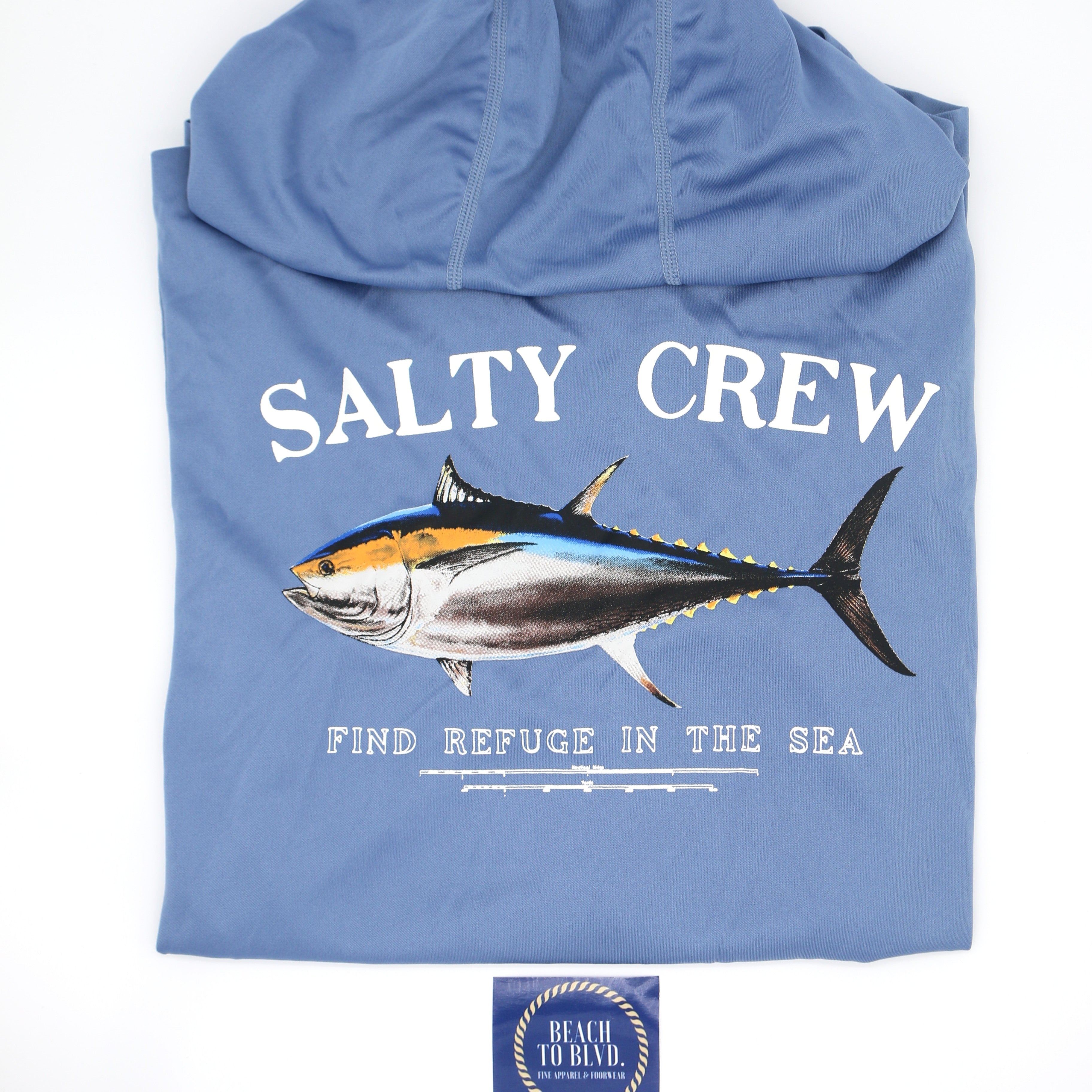 Salty Crew Big Blue Women's Surf Hoody Sunshirt Long Sleeve - BeachToBlvd