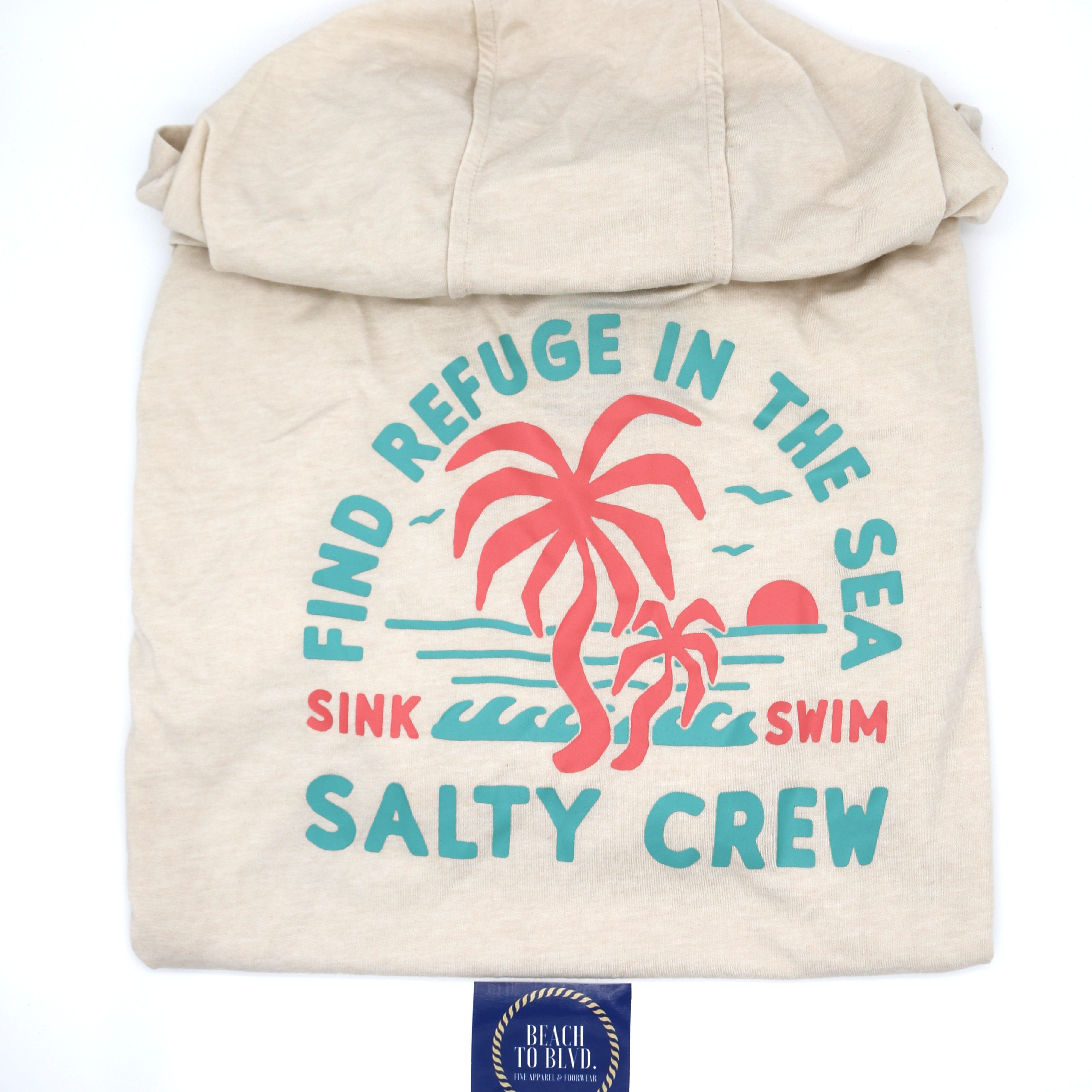 Salty Crew Goodtimes Hoody Long Sleeve Tech Tee - BeachToBlvd