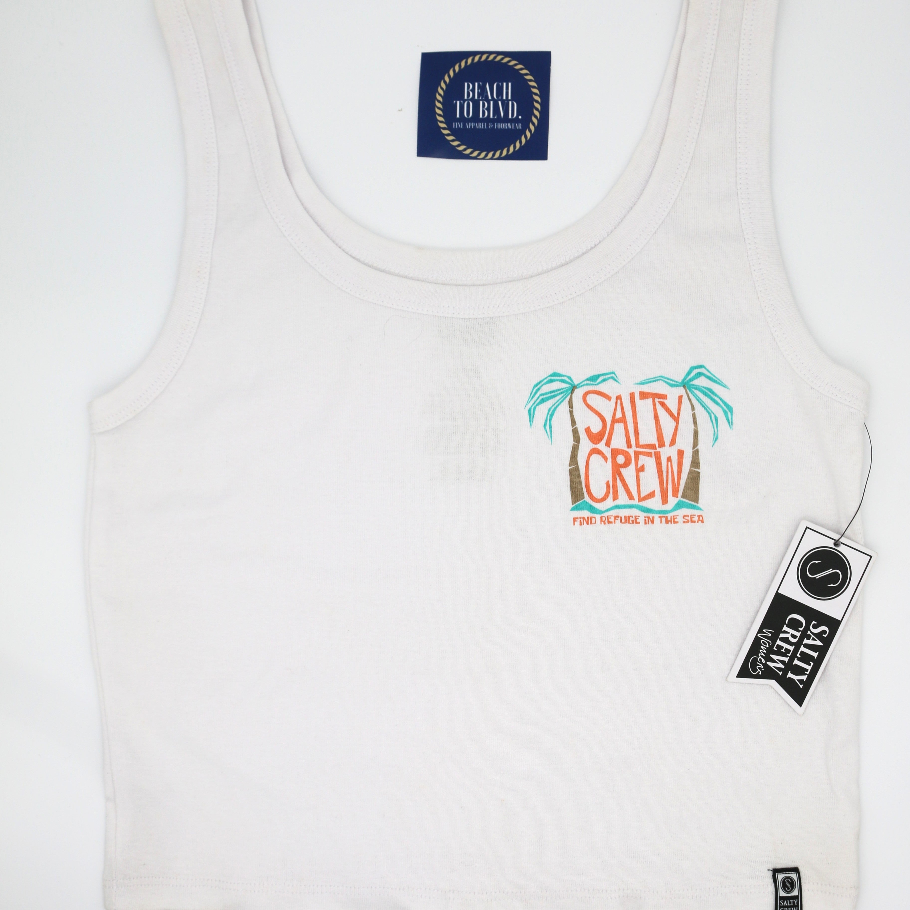 Salty Crew Postcard Women's Tank Top - BeachToBlvd