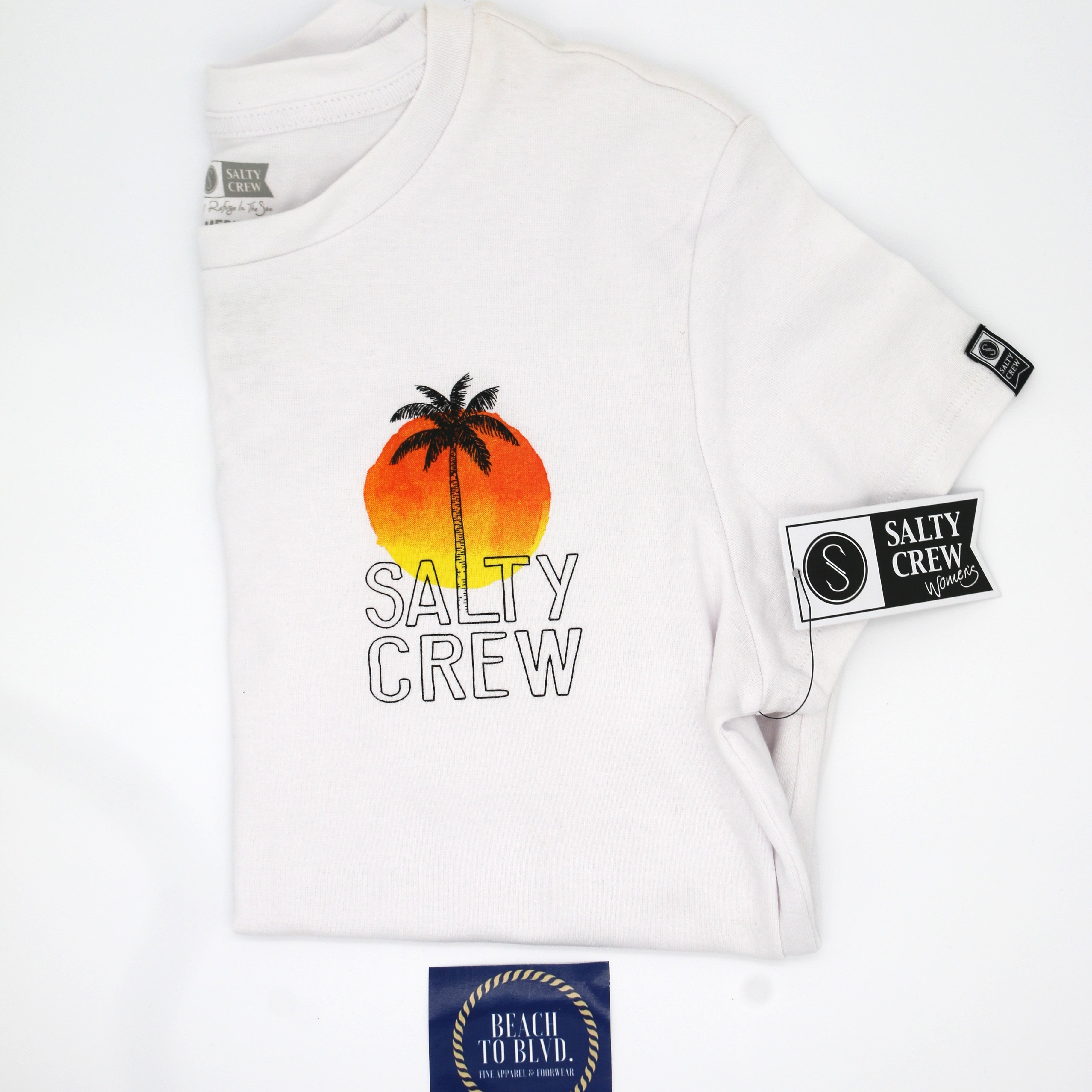 Salty Crew Summer Vibe Baby Tee - Women's - BeachToBlvd