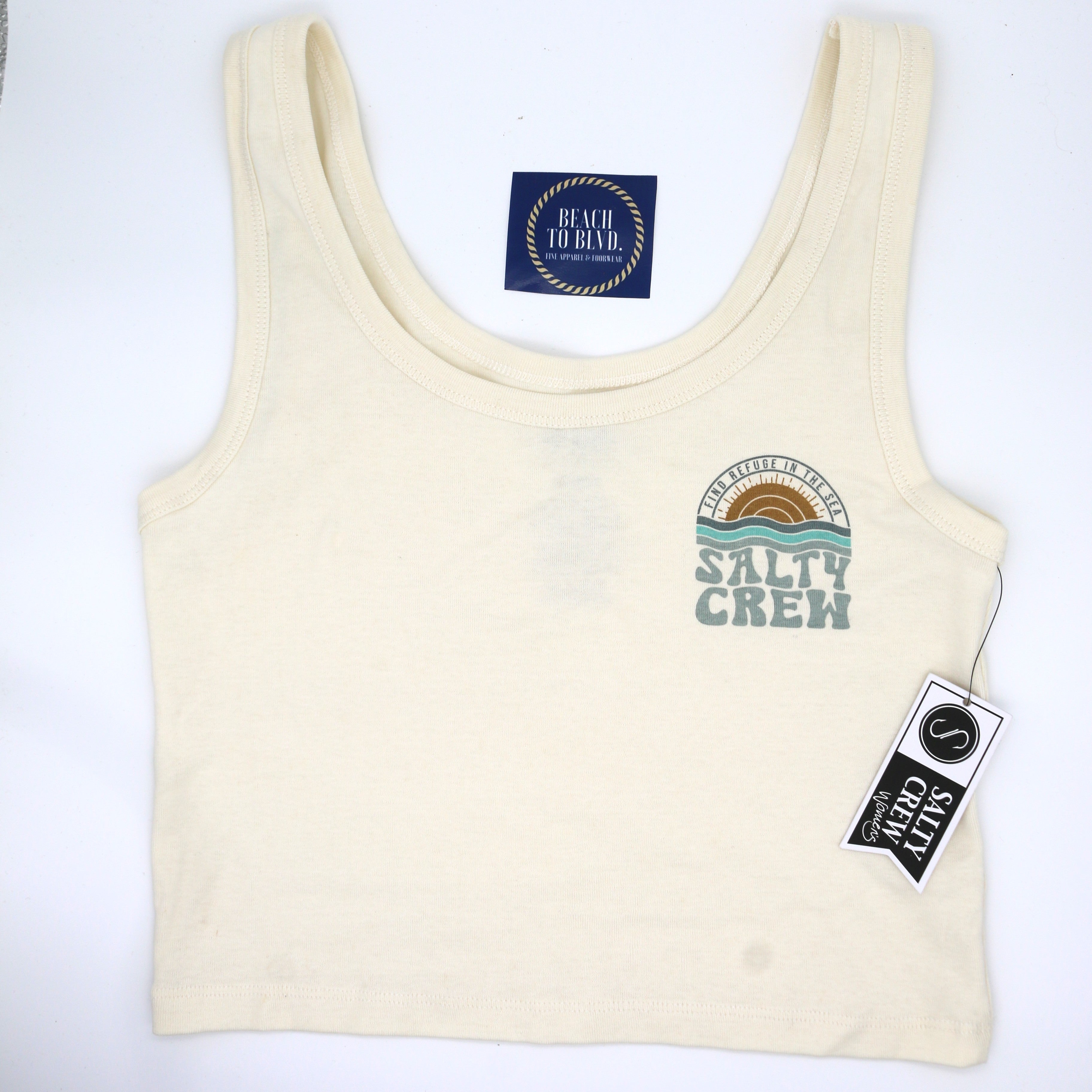 Salty Crew Sundown Women's Cropped Tank Top - BeachToBlvd