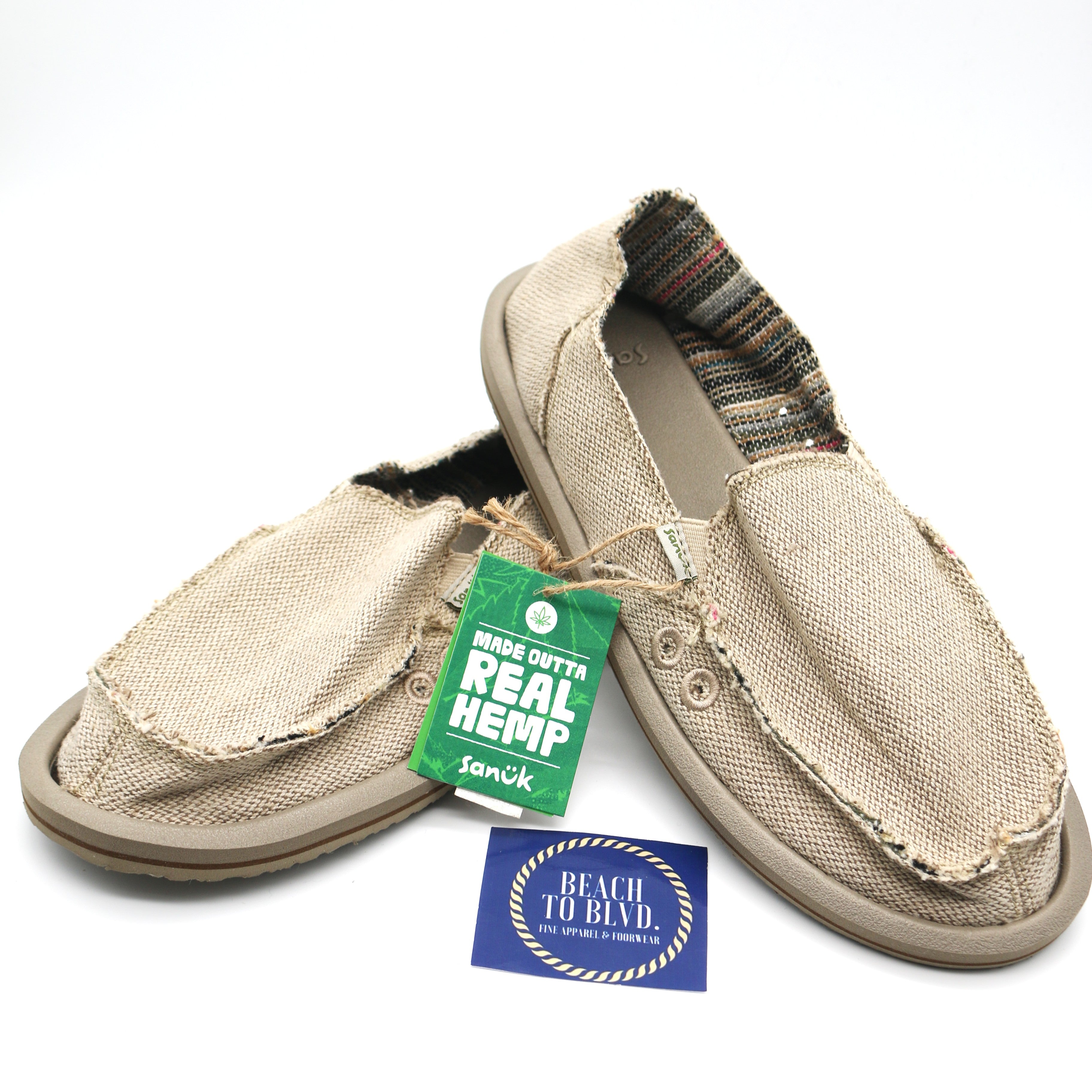 Sanuk Donna Hemp 2 Tone NAT - Women - BeachToBlvd