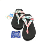 Sanuk W Sling ST Watercolor Palm - BeachToBlvd