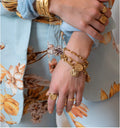 Sahira All Saints Coin Bracelet Gold