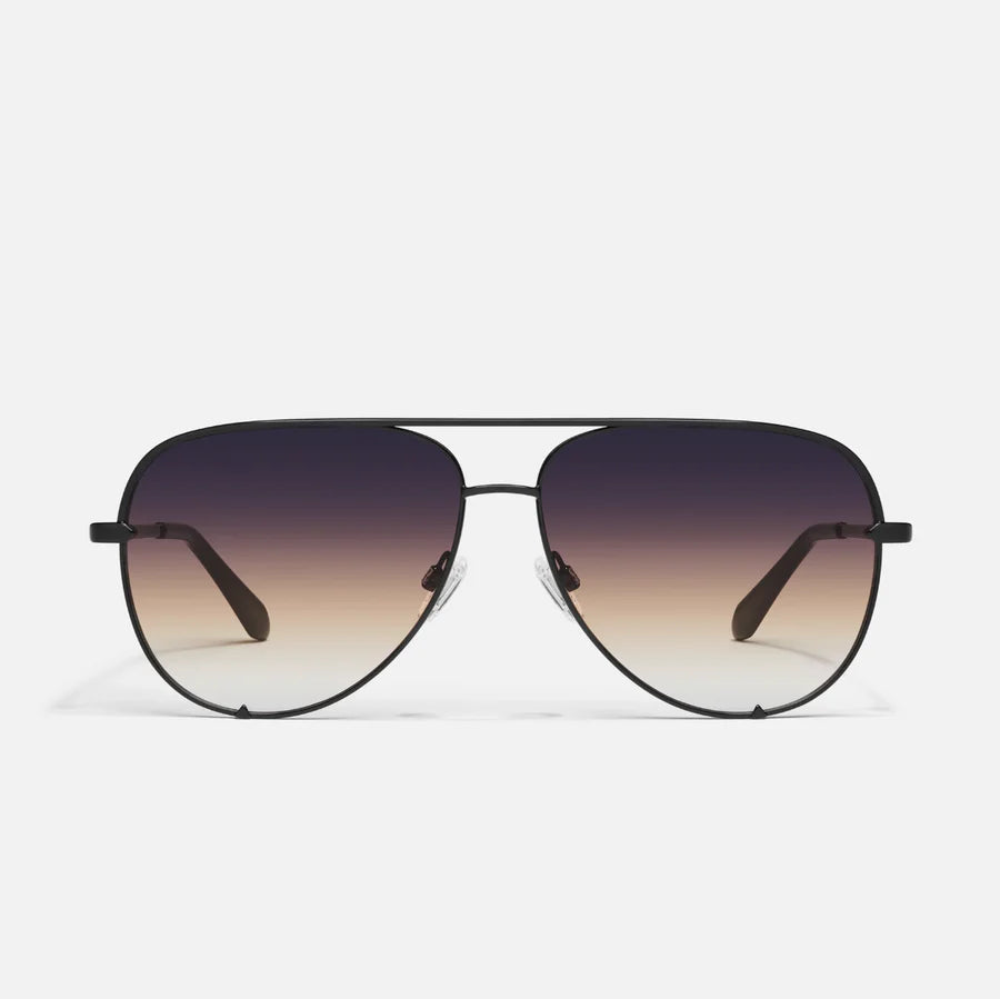 Quay High Key Extra Large- Black/ Fade