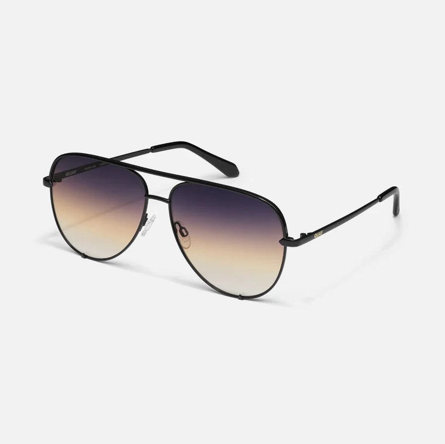Quay High Key Extra Large- Black/ Fade