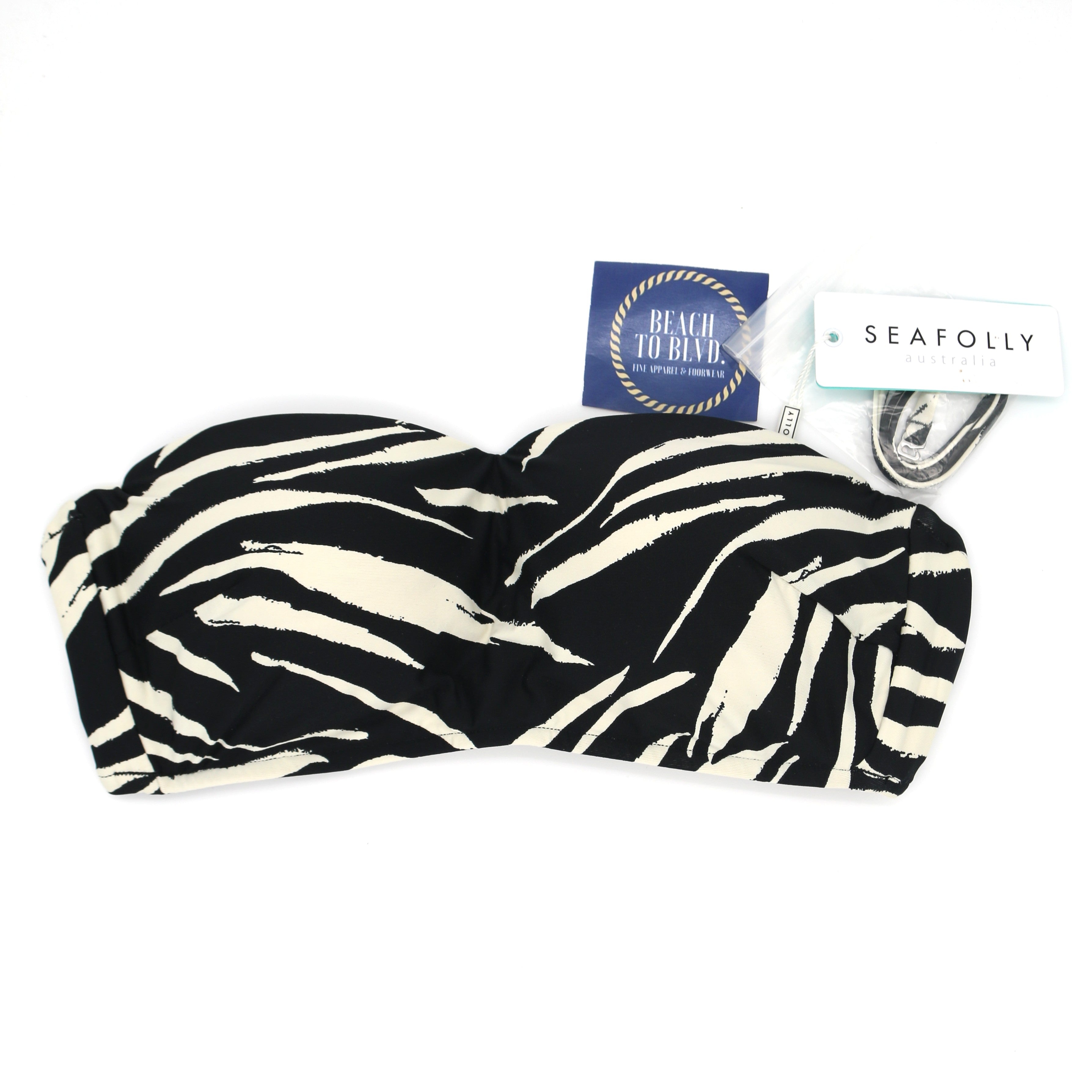 Seafolly Skin Deep Bustler Bandeau Swim Top