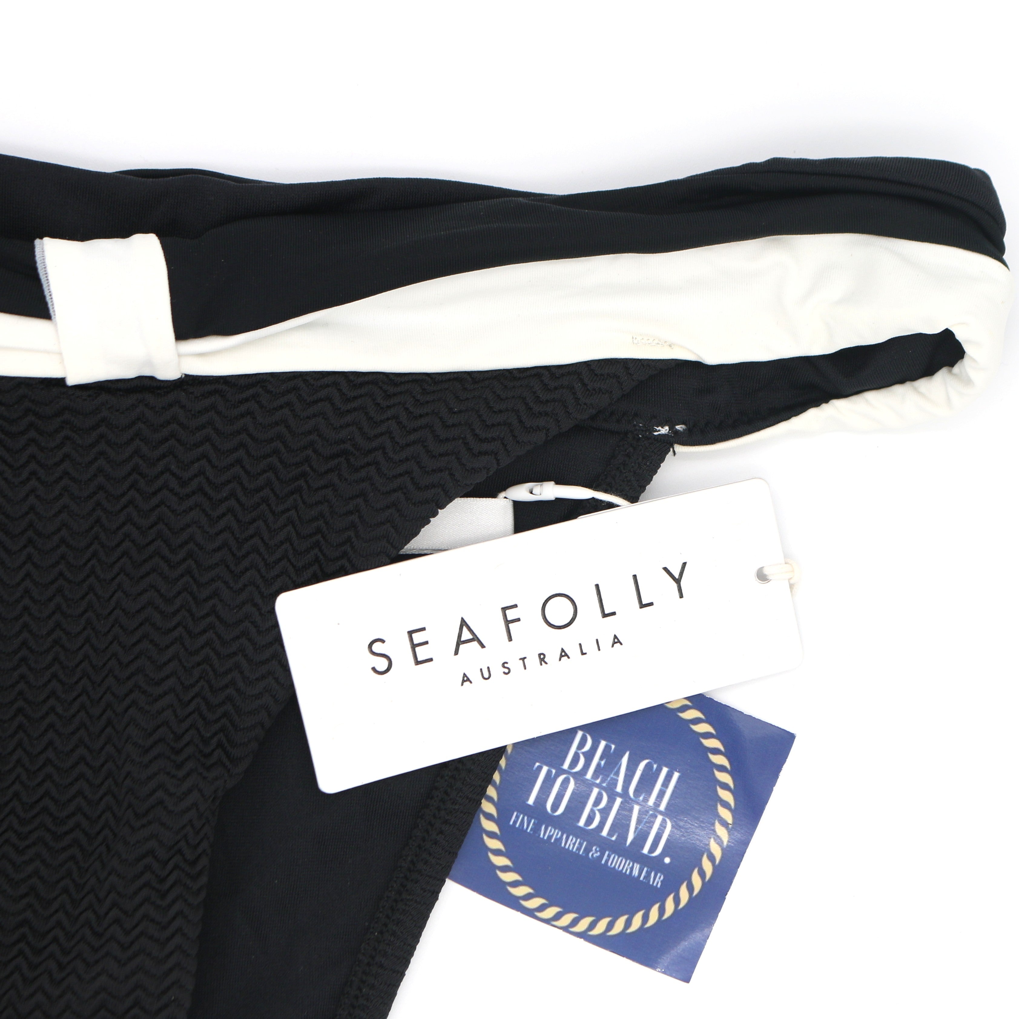 Seafolly Slice of Splice Spliced Banded Bikini Pant
