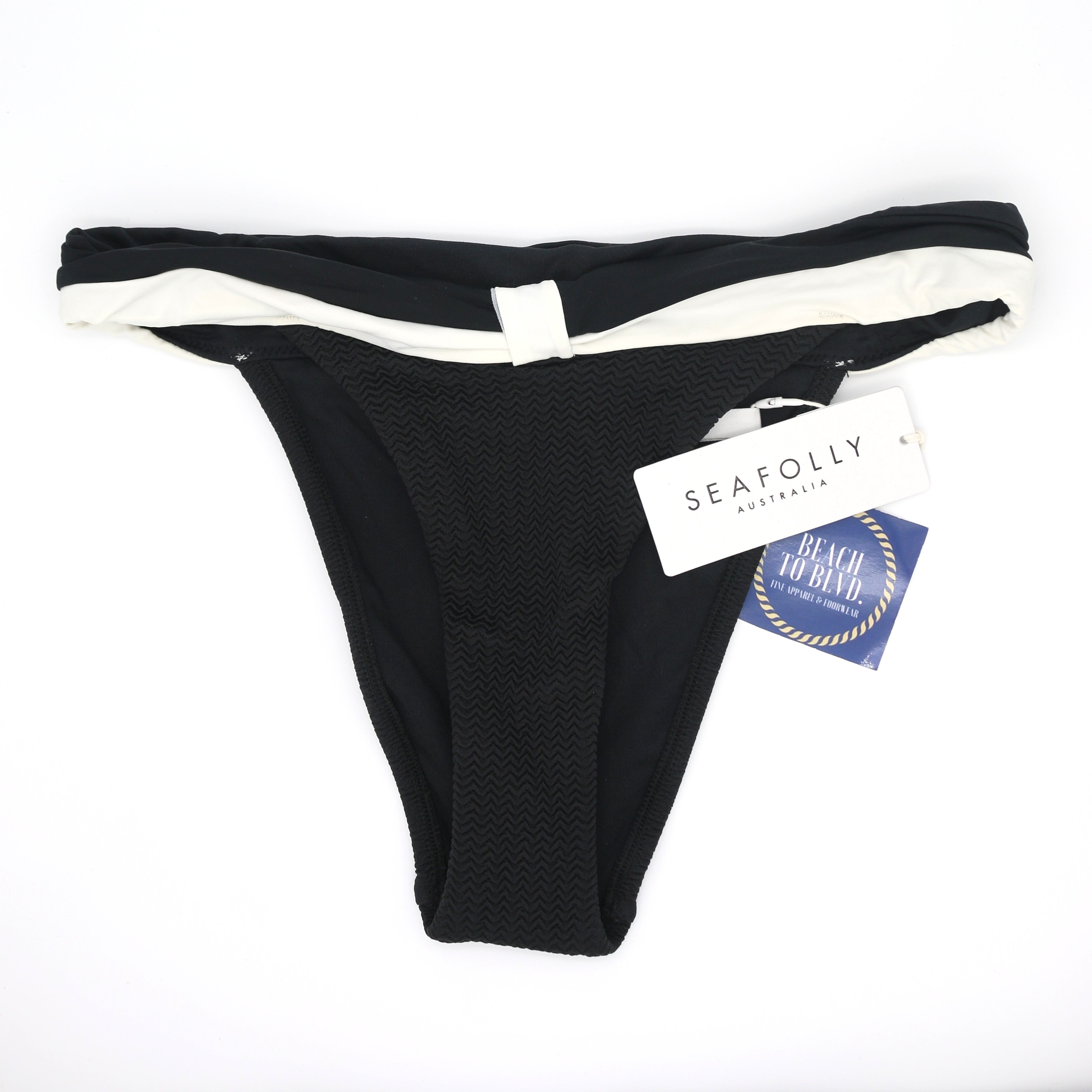 Seafolly Slice of Splice Spliced Banded Bikini Pant