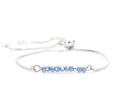 Salty Cali Sprinkle of Stormy Ocean ~ Grey Blue Bolo