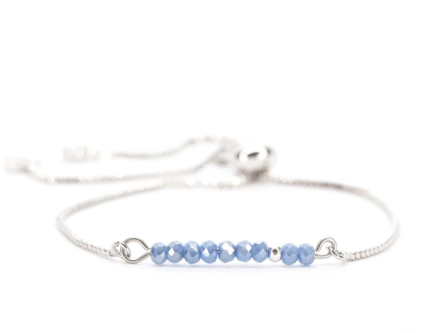 Salty Cali Sprinkle of Stormy Ocean ~ Grey Blue Bolo