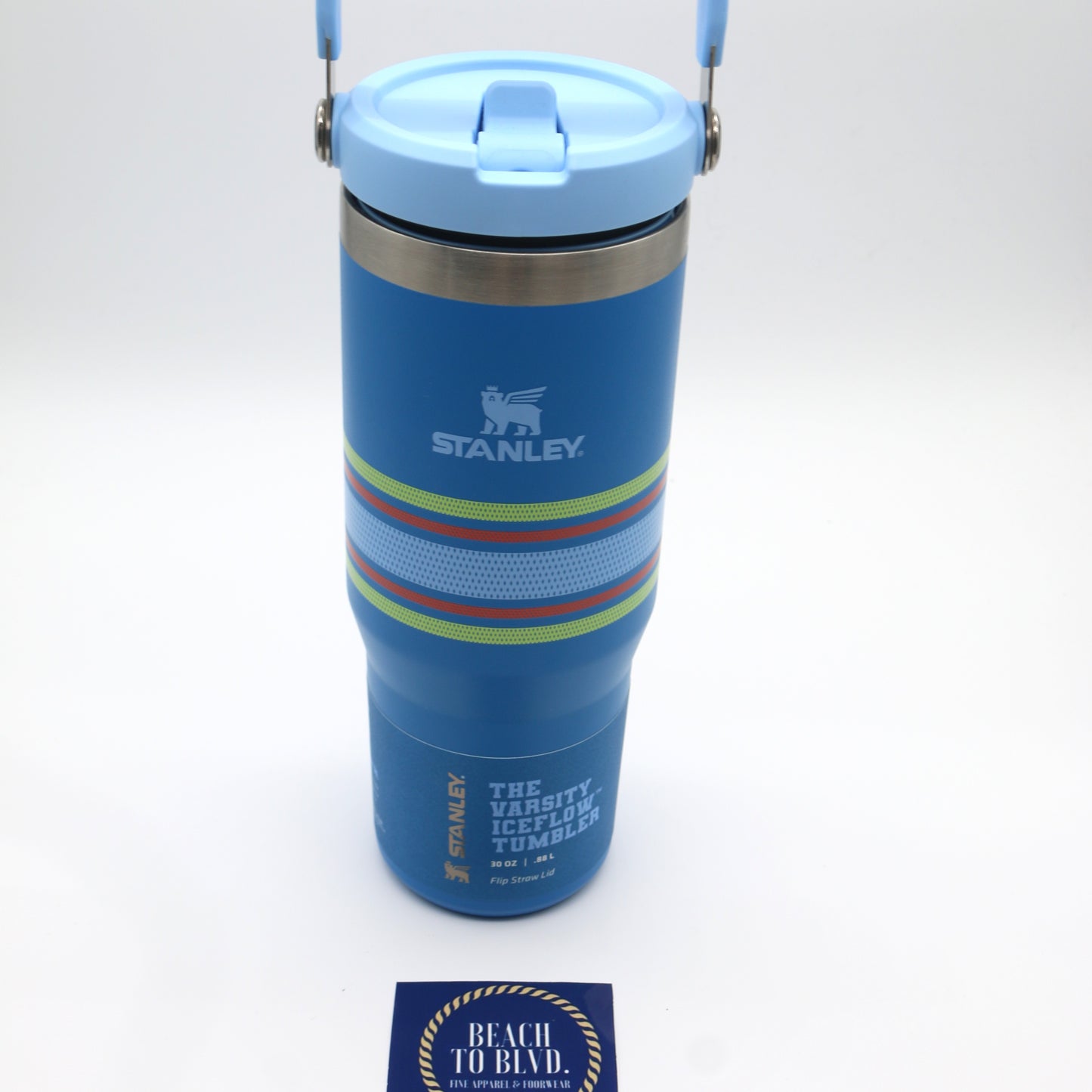 Stanley The Varsity Iceflow Flip Straw Tumbler 30 oz - Azure Mesh