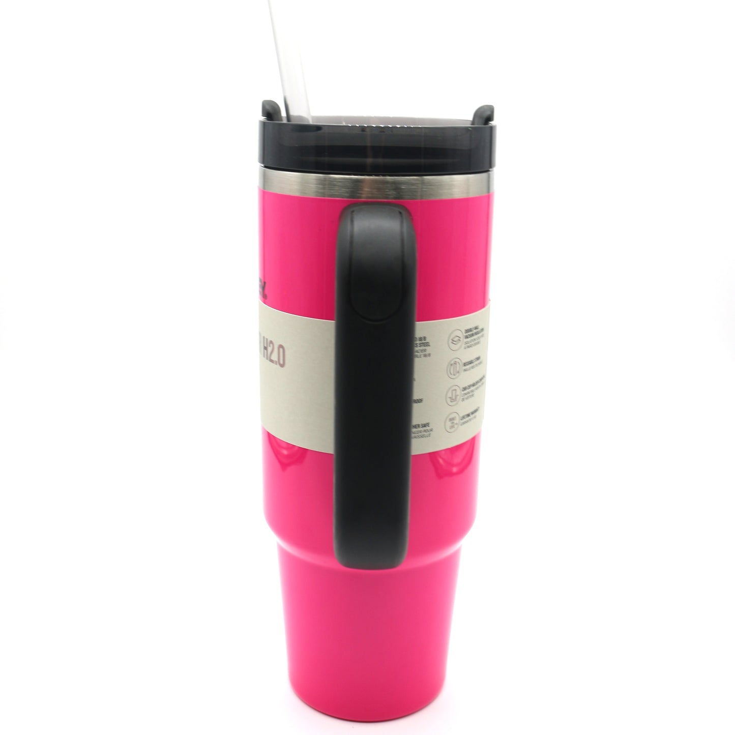 Stanley The Quencher H2.0 Flowstate Tumbler - Electric Pink 30 Ounces