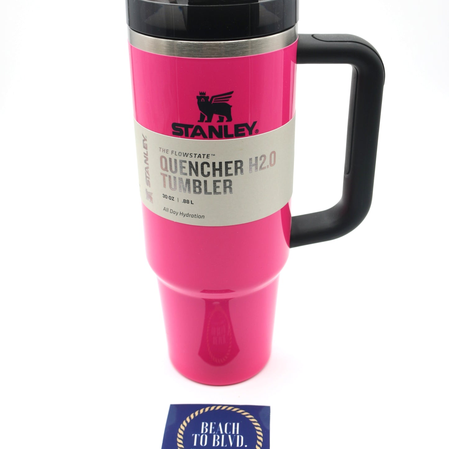 Stanley The Quencher H2.0 Flowstate Tumbler - Electric Pink 30 Ounces