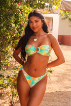 Kulani Kinis Cheeky Bow Tie Side Bikini Bottom- Sunkissed Soul - BeachToBlvd