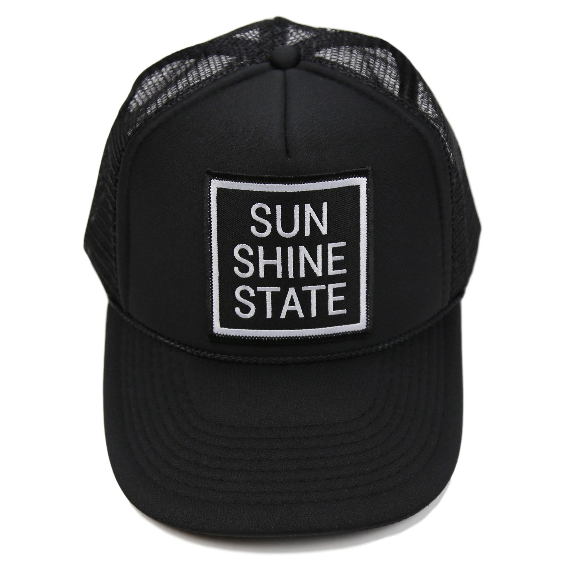 Sunshine State Black Foam Trucker Hat - BeachToBlvd