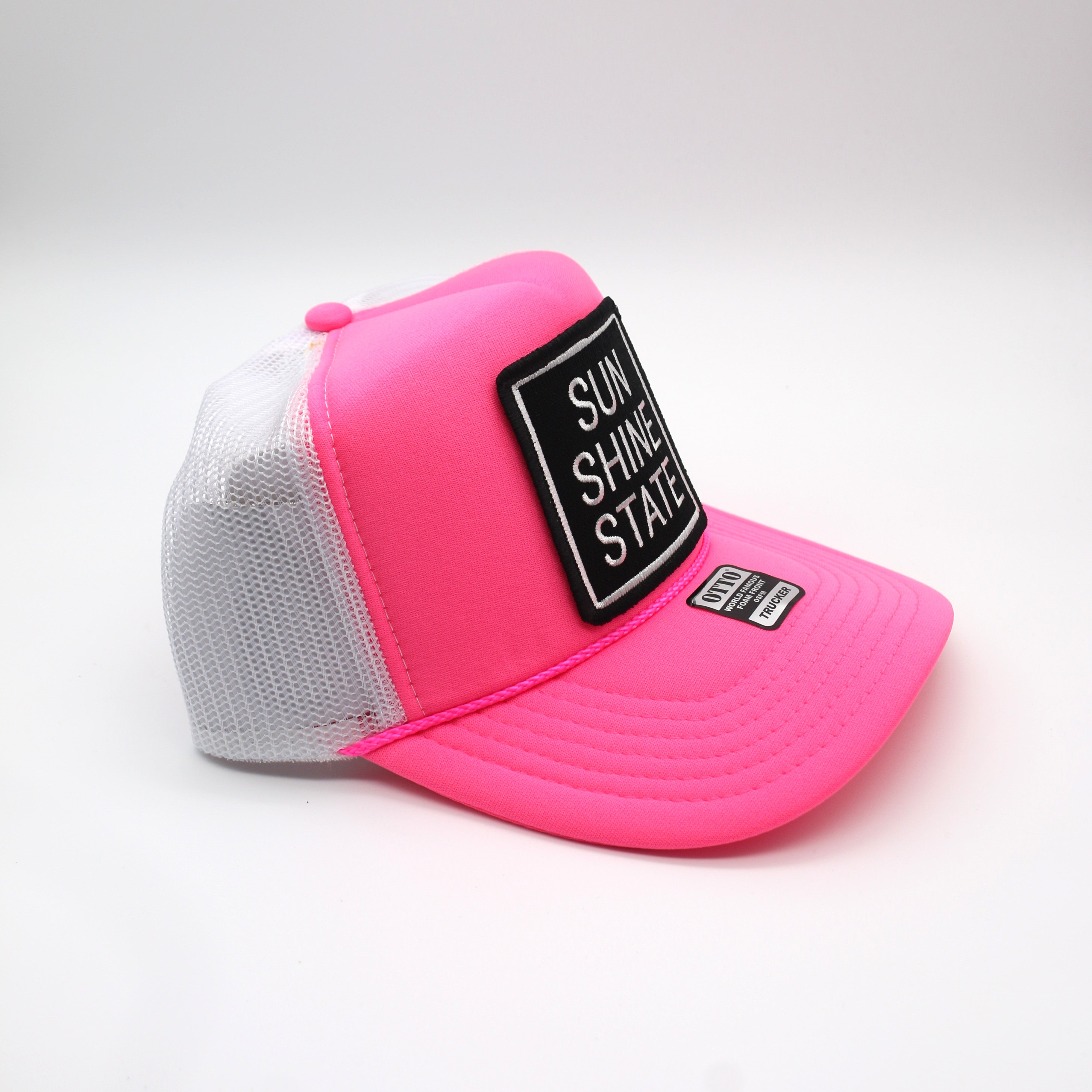 Sunshine State Pink Foam Trucker Hat - BeachToBlvd