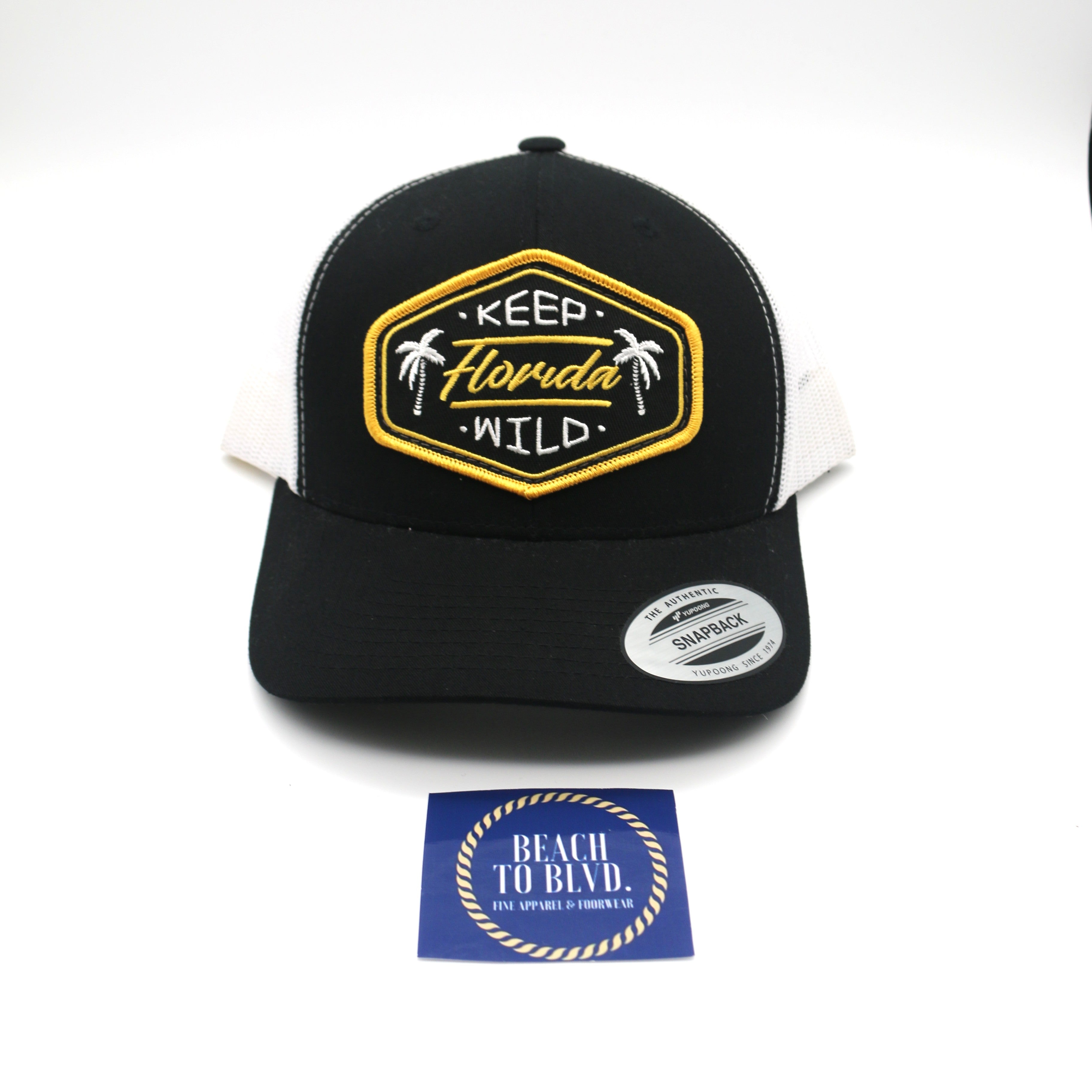 Sunshine State Yupoong Keep FL Wild Trucker Hat - BeachToBlvd