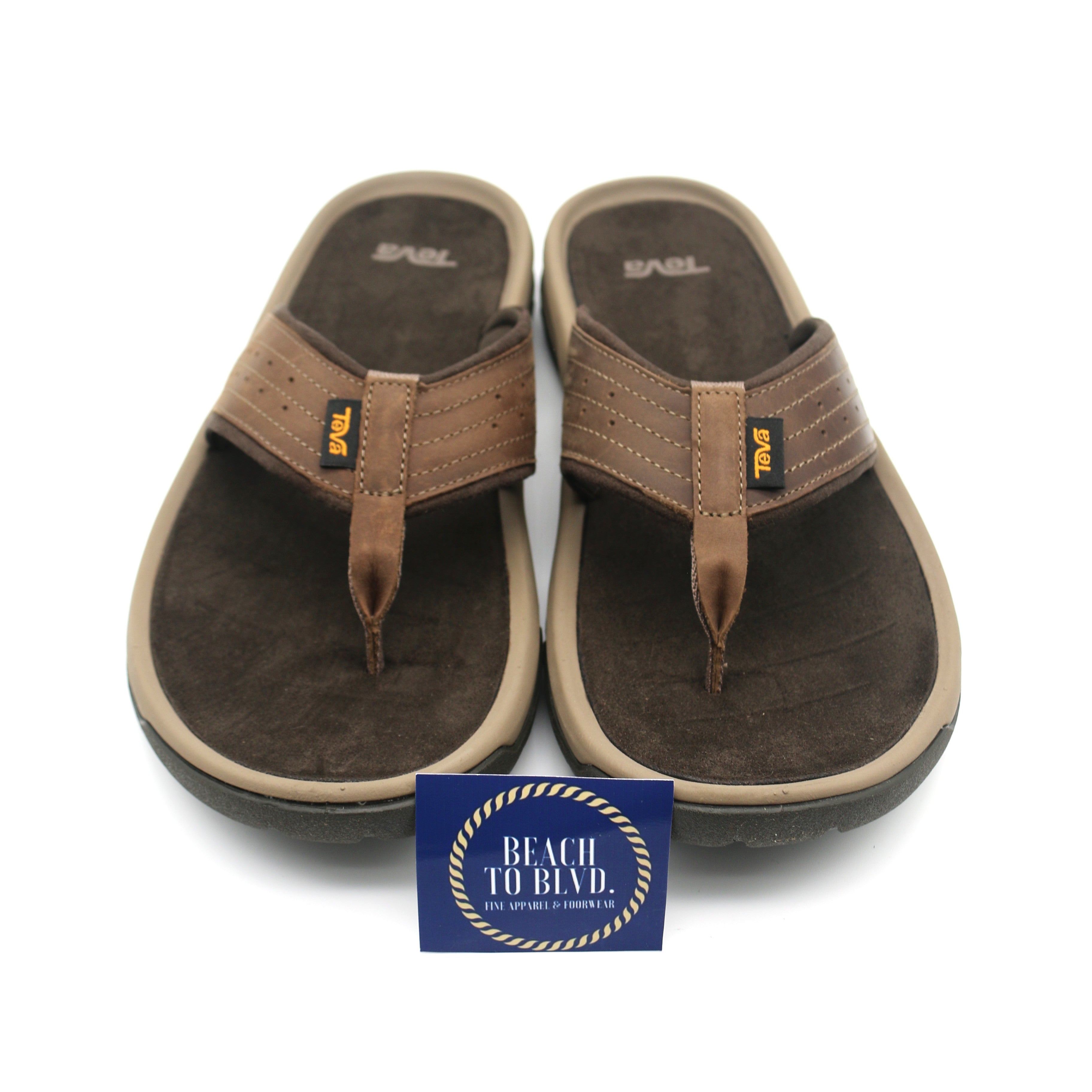 Teva Men's Langdon Flip Sandal - Walnut - BeachToBlvd