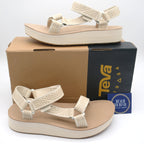 Teva Women's Midform Universal Geometric Sandal - White Swan - BeachToBlvd